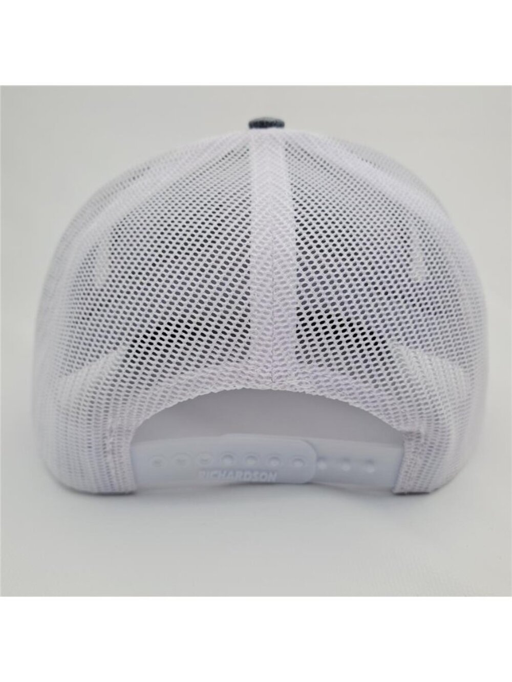 Jesus Christ King Richardson 112 Trucker Hat Christian Sewn Patch Cap Gray 80s - Picture 6 of 6